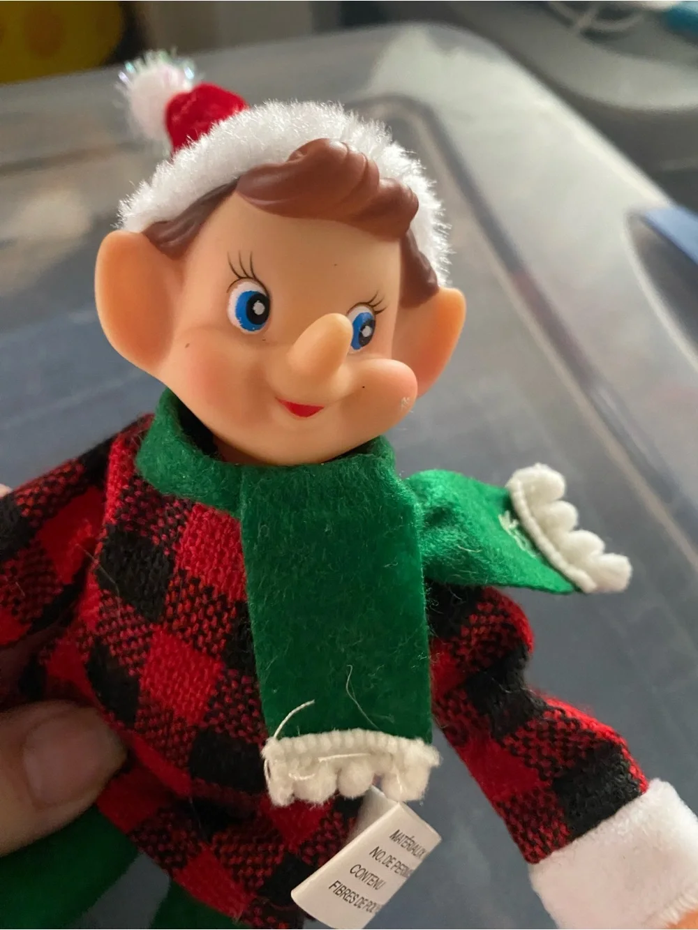 Elf on The Shelf Doll Ornament Rubber Face Bendable Arms Legs 2018 Hat 7